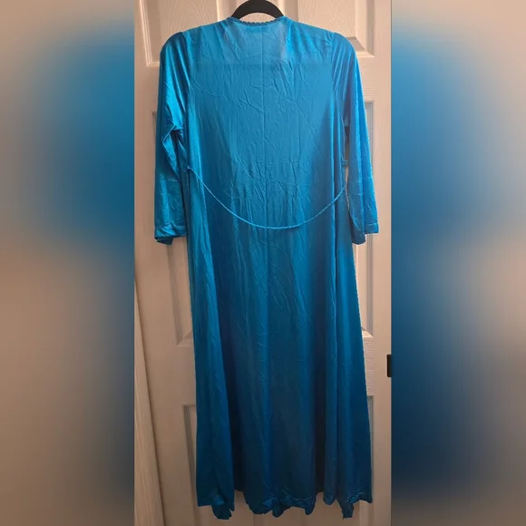 Vintage Gilead dress lingerie and robe, blue. Size xs-s - Picture 12 of 14